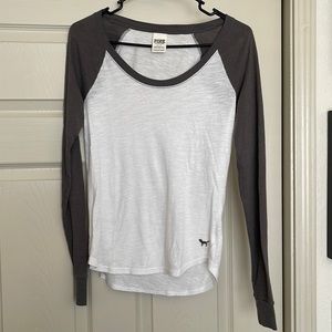 Victoria’s Secret Pink Raglan Long Sleeve Tee